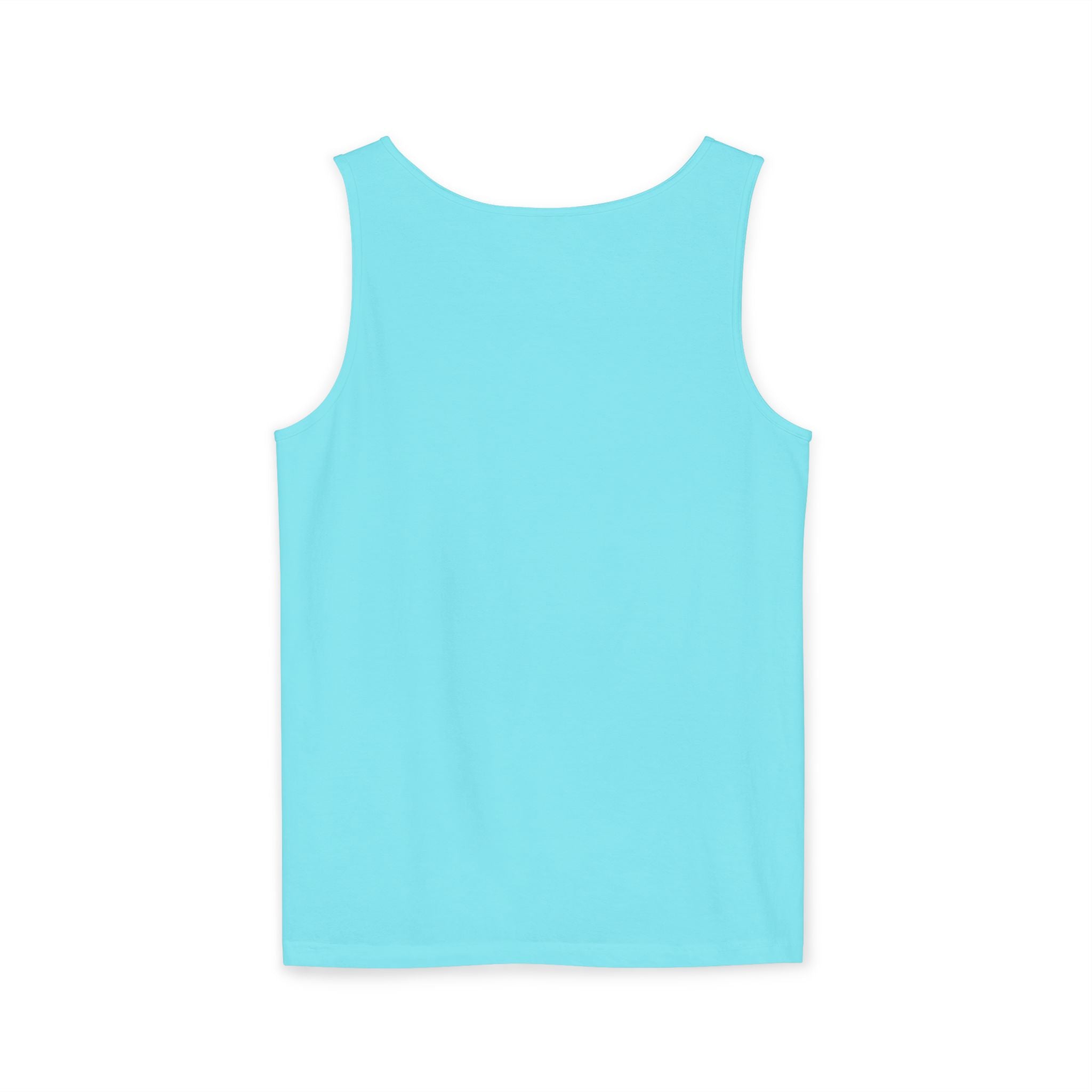 Abstract Wave Mesh Tank Top — Geometric Optical Illusion Graphic Tank