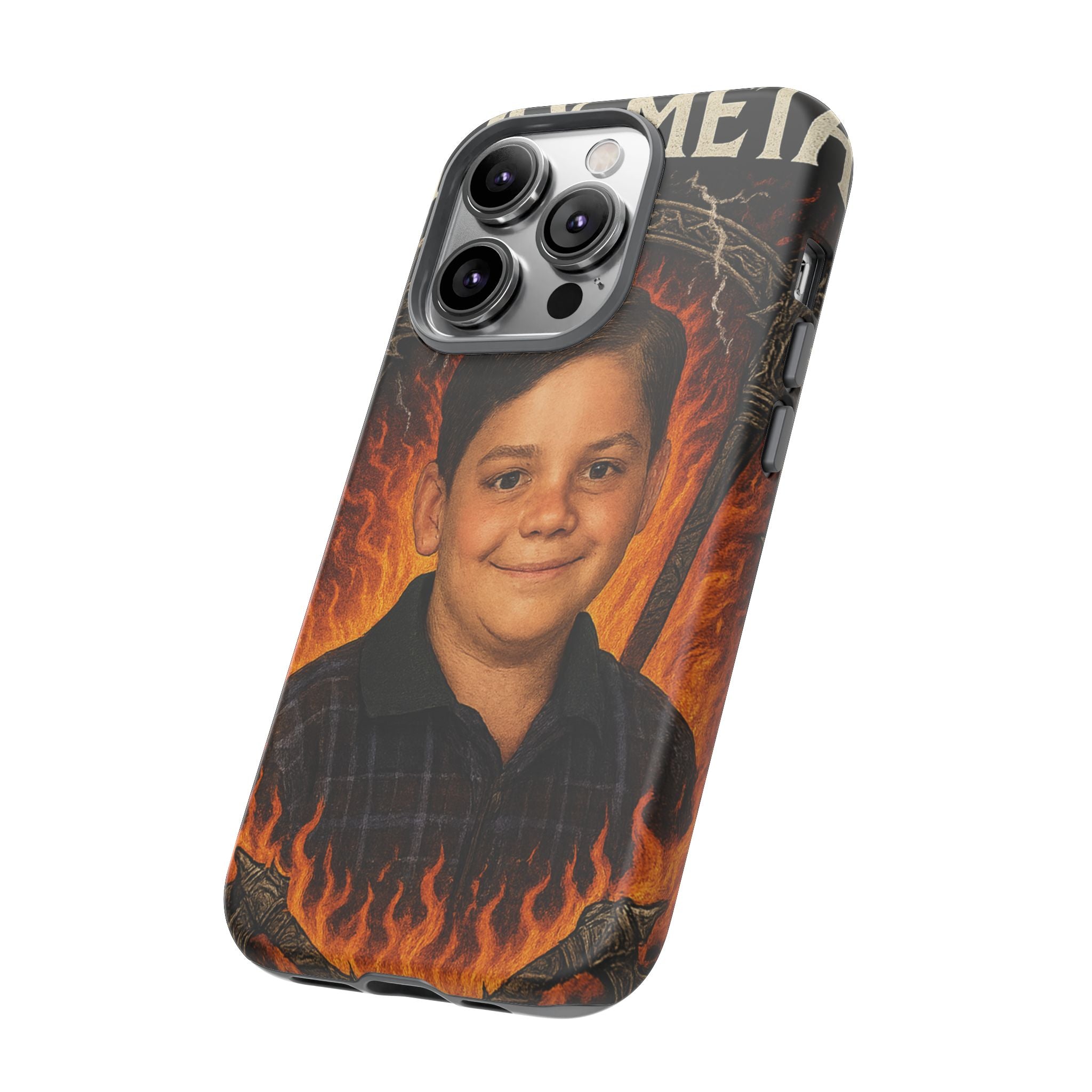 Metalhead Phone Case, Tough Cases for Music Lovers, Personalize with Unique Art, Gift for Metal Fans, Rock Lover's Accessory