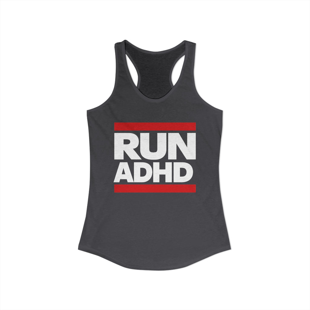 RUN ADHD Graphic Tank top — Funny ADHD Awareness Shirt