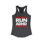 RUN ADHD Graphic Tank top — Funny ADHD Awareness Shirt