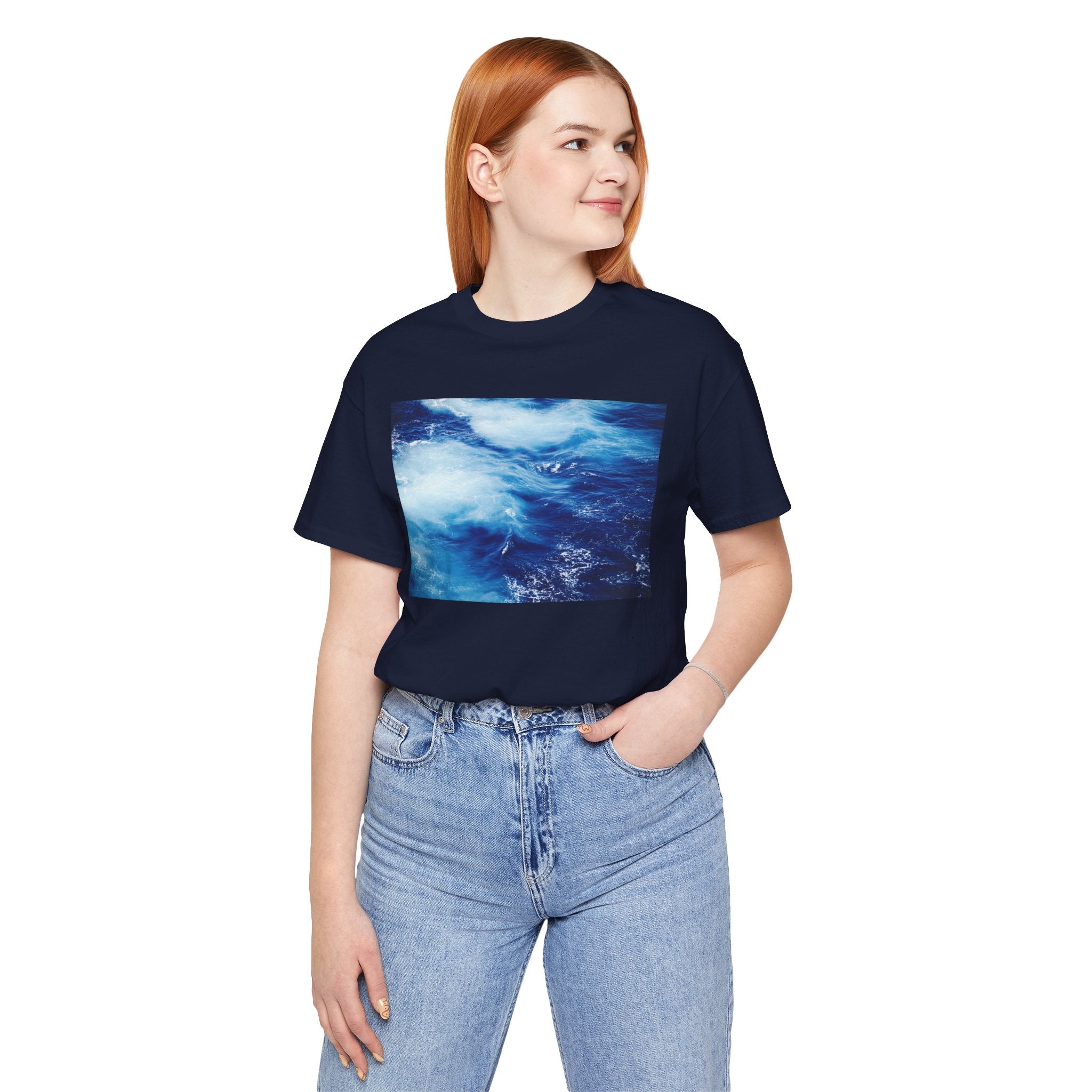 Ocean Waves  Tee — Blue Water Photography T-Shirt