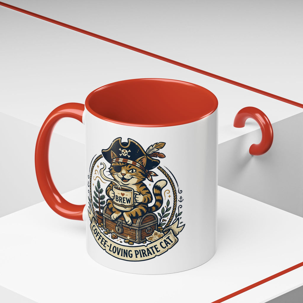 Vintage Sailor Anchor Coffee Mug — Nautical Tattoo Accent Mug (11/15oz)