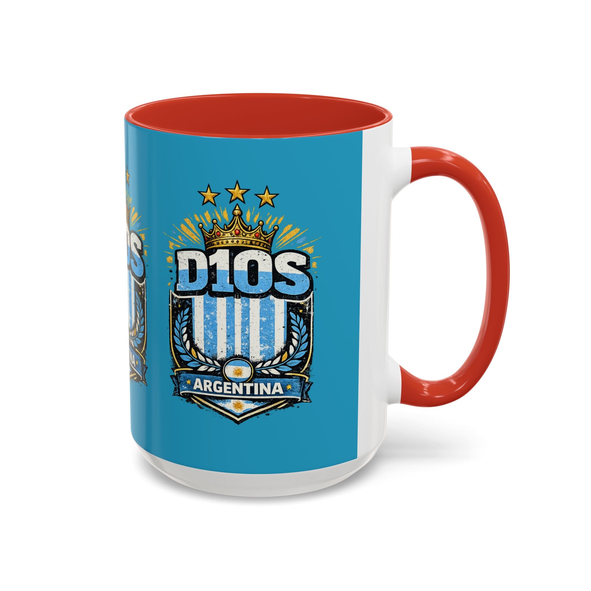 Coffee Mug — Bright Blue Accent Ceramic Mug (11/15oz)