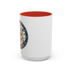 Space Camper Patch Coffee Mug — Retro Astronaut Camper 11/15oz Accent Mug