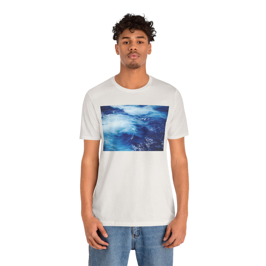 Ocean Waves  Tee — Blue Water Photography T-Shirt