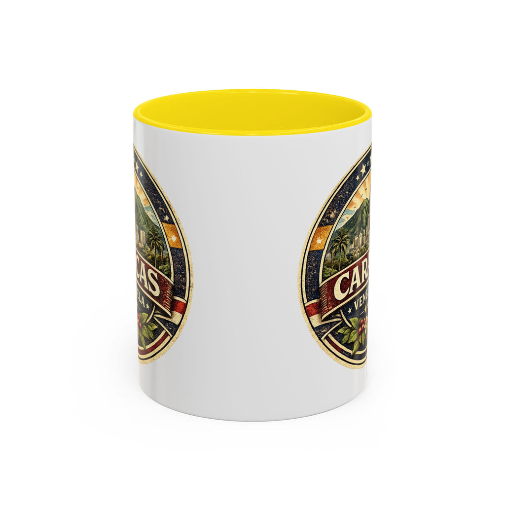 Caracas Venezuela Vintage Travel Accent Coffee Mug