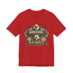 Soccer Deal With It T-Shirt — Patriotic Eagle Soccer Tee for Players & Fans