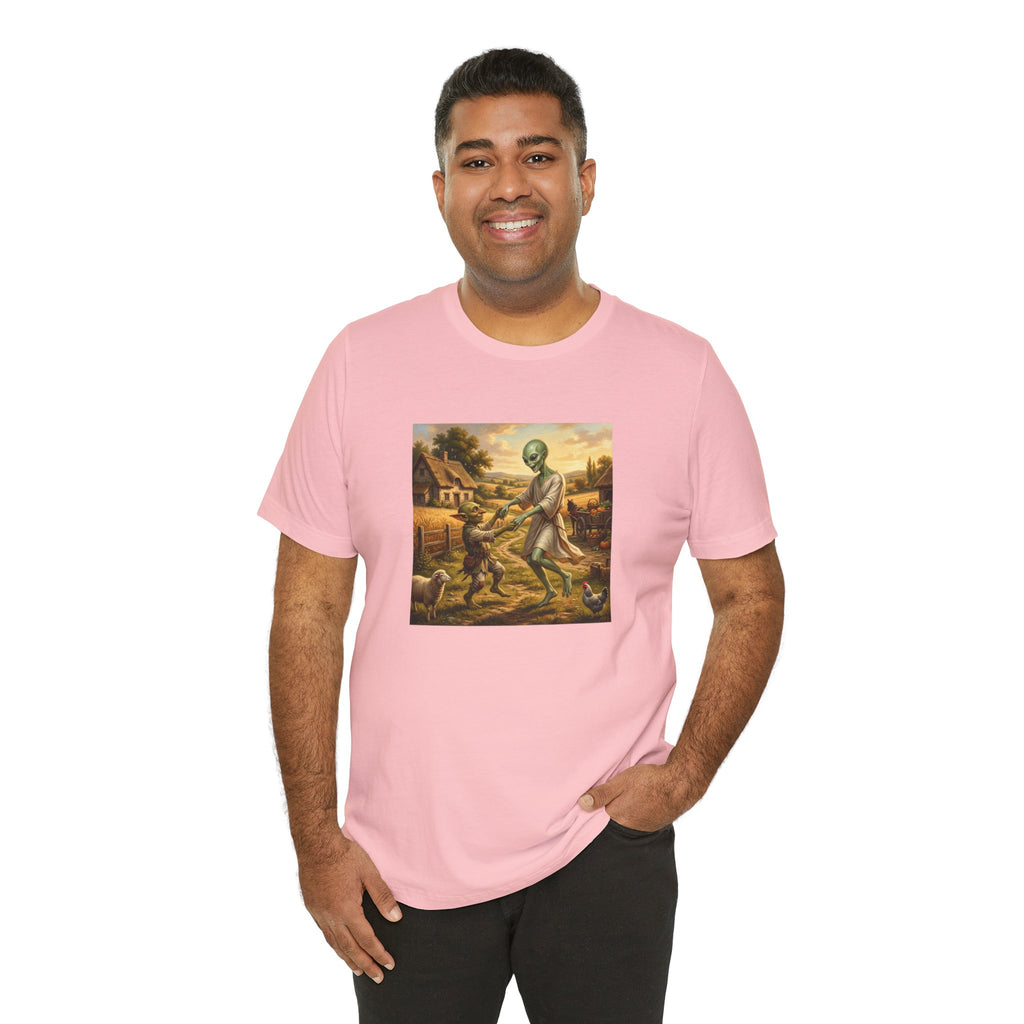 Alien Harvest Vintage Art T‑Shirt