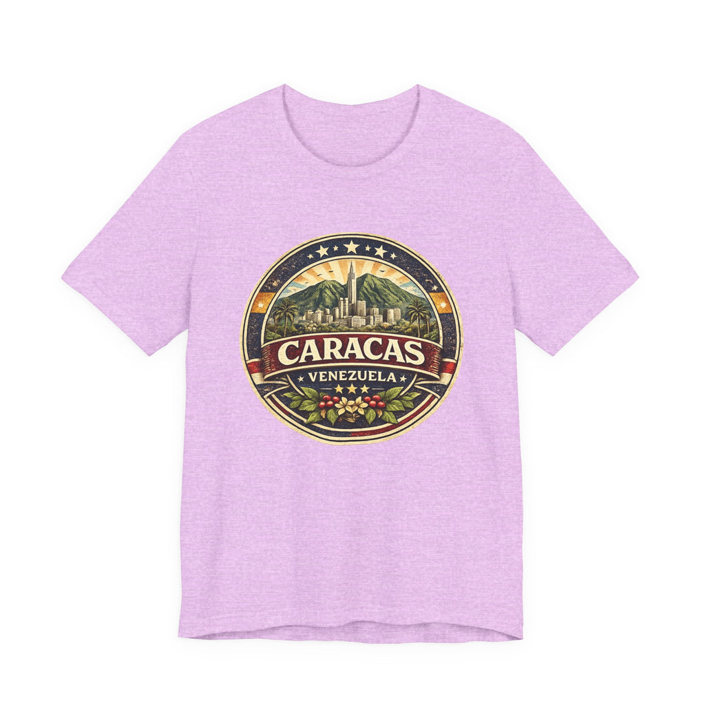 Caracas Venezuela Vintage Travel Tee — Retro City Badge T-Shirt