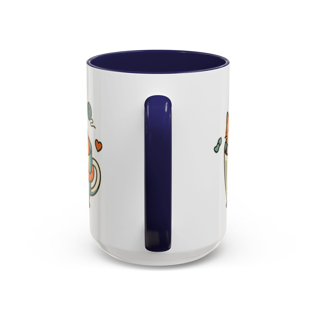 Cat in Cup Coffee Mug — Cute Cat Lover Accent Mug (11/15oz)