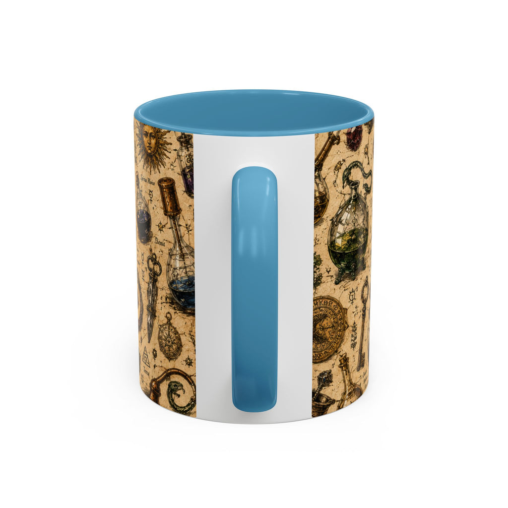 The Alchemist's Cabinet Coffee Mug — Vintage Apothecary Accent Mug (11/15 oz)