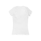 Custom Women's Deep V-Neck Tee — Slim Jersey Short Sleeve