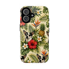 Tropical chihuahua Phone Case — Floral Pineapple Protective Tough Case