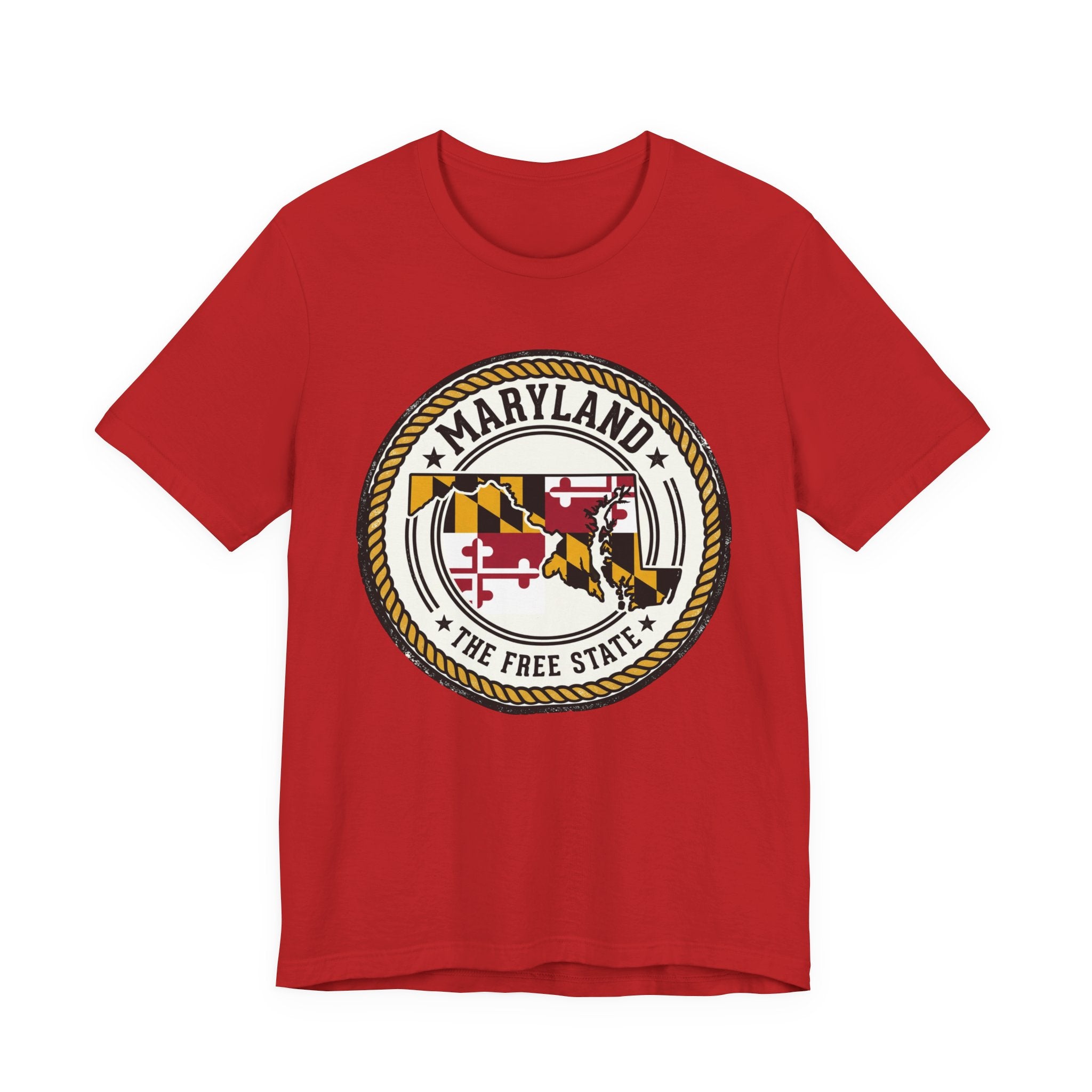 Maryland State Seal T-Shirt – The Free State Flag Emblem Tee