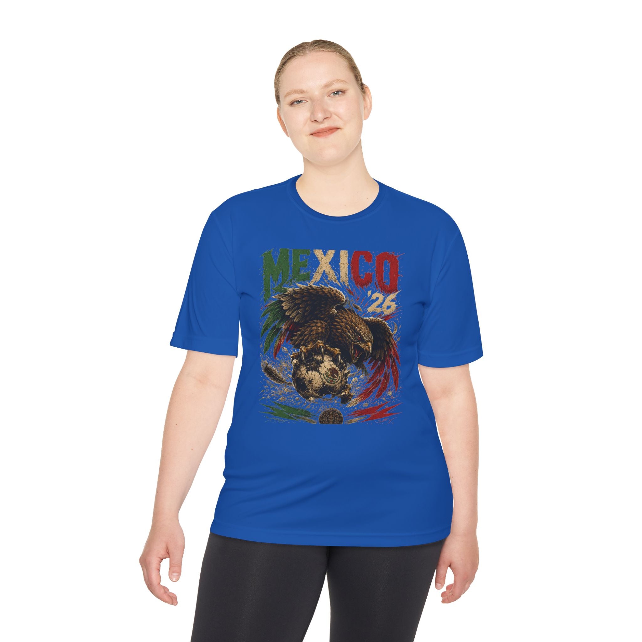 Mexico Eagle Graphic Tee — Mexican Flag Patriotic Soccer Fan Shirt