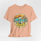Amalfi Coast Vintage Travel Tee — Scenic Lemon & Vespa Graphic