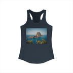 Women's Racerback Tank - Es Vedrà, Spain View