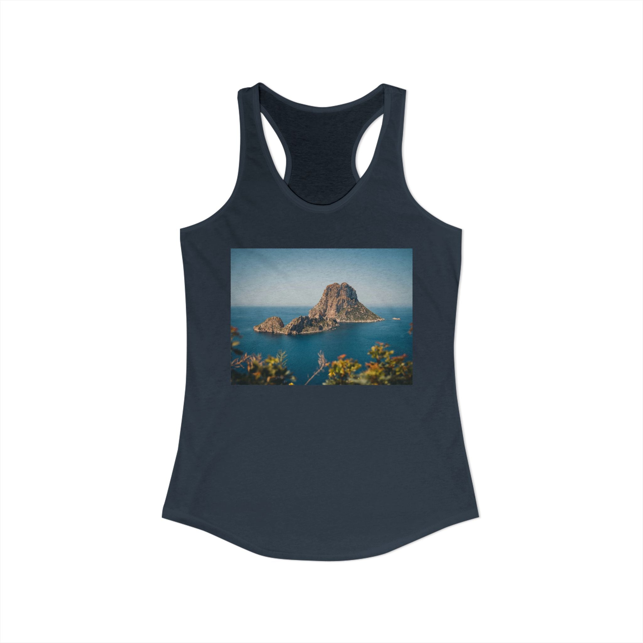 Women's Racerback Tank - Es Vedrà, Spain View