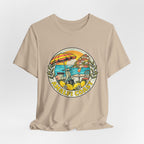 Amalfi Coast Vintage Travel Tee — Scenic Lemon & Vespa Graphic