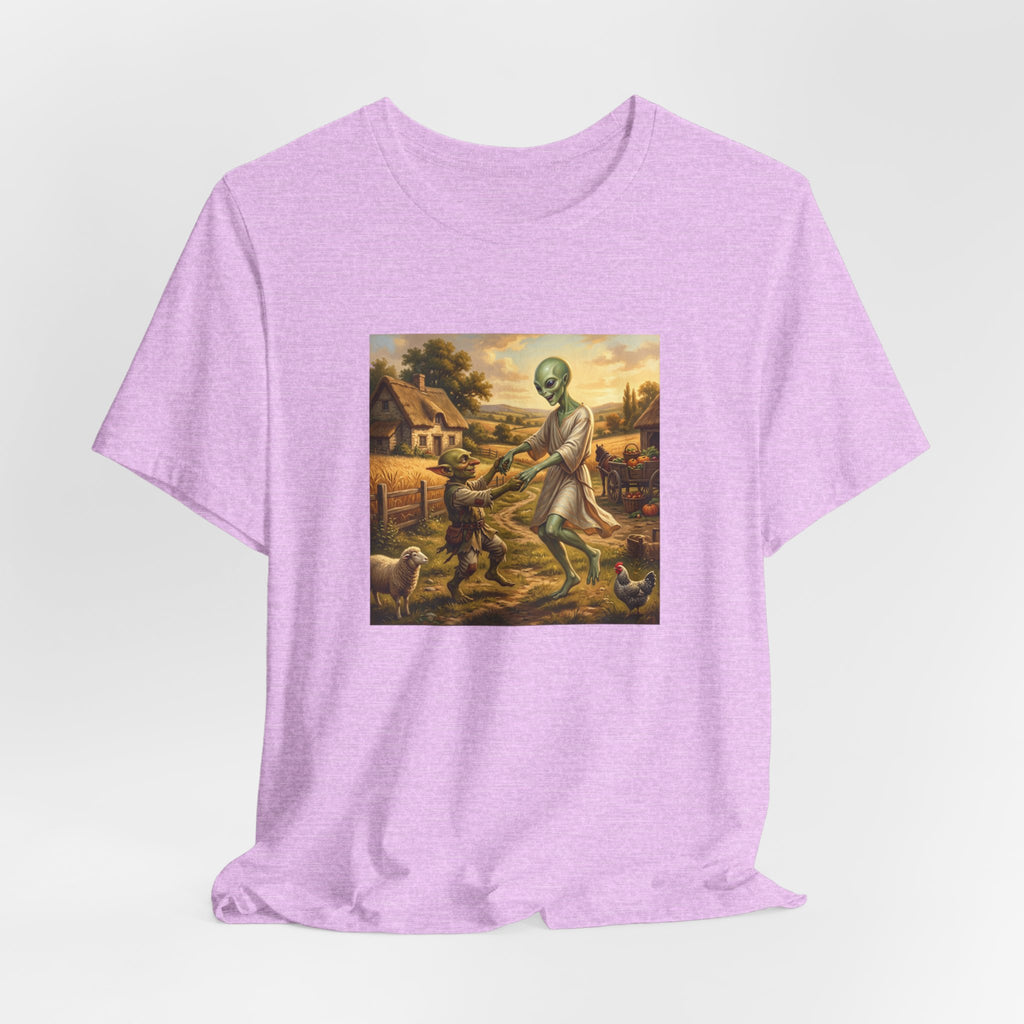 Alien Harvest Vintage Art T‑Shirt