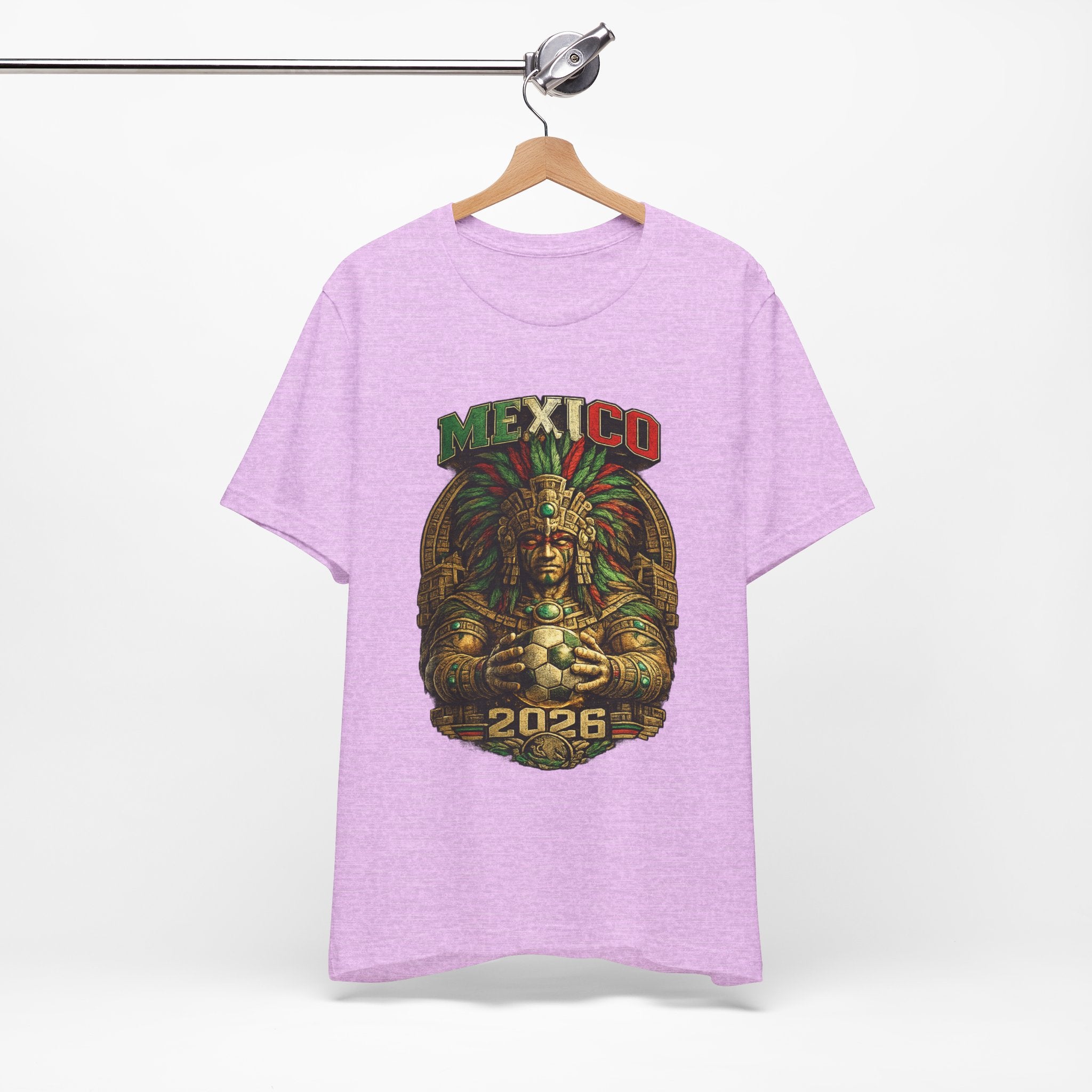 Mexico 2026 Aztec Warrior T-Shirt — Vintage Mexican Pride Soccer World Cup Tee