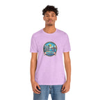 Miami Beach Vintage Logo Tee — Miami Skyline Sunset T‑Shirt