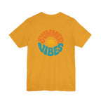Summer Vibes Tee — Retro Sun Graphic Back Print