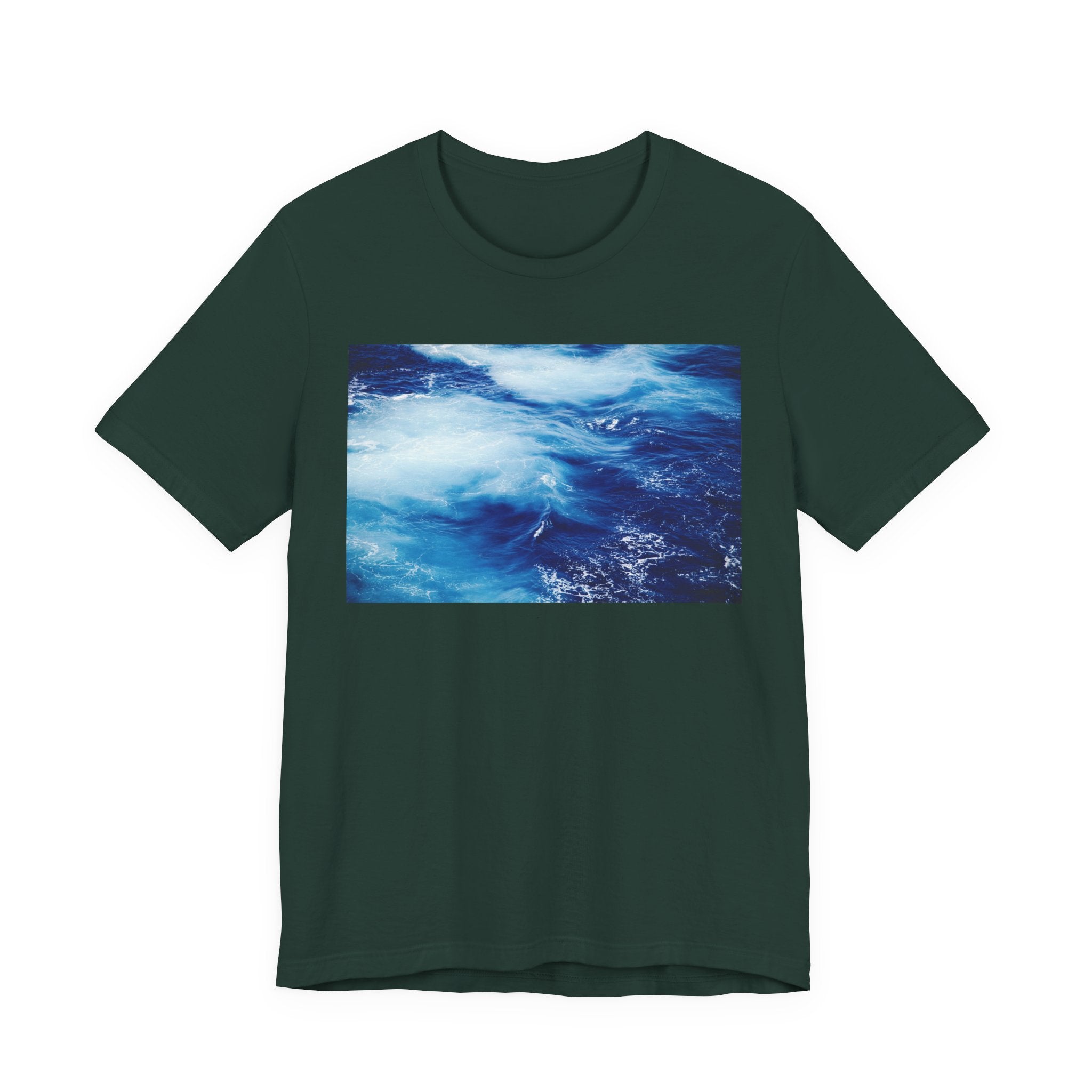 Ocean Waves  Tee — Blue Water Photography T-Shirt