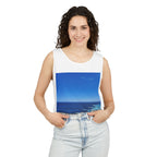 Ocean View Photo Tank Top — Coastal Beach Vibes Summer Tee
