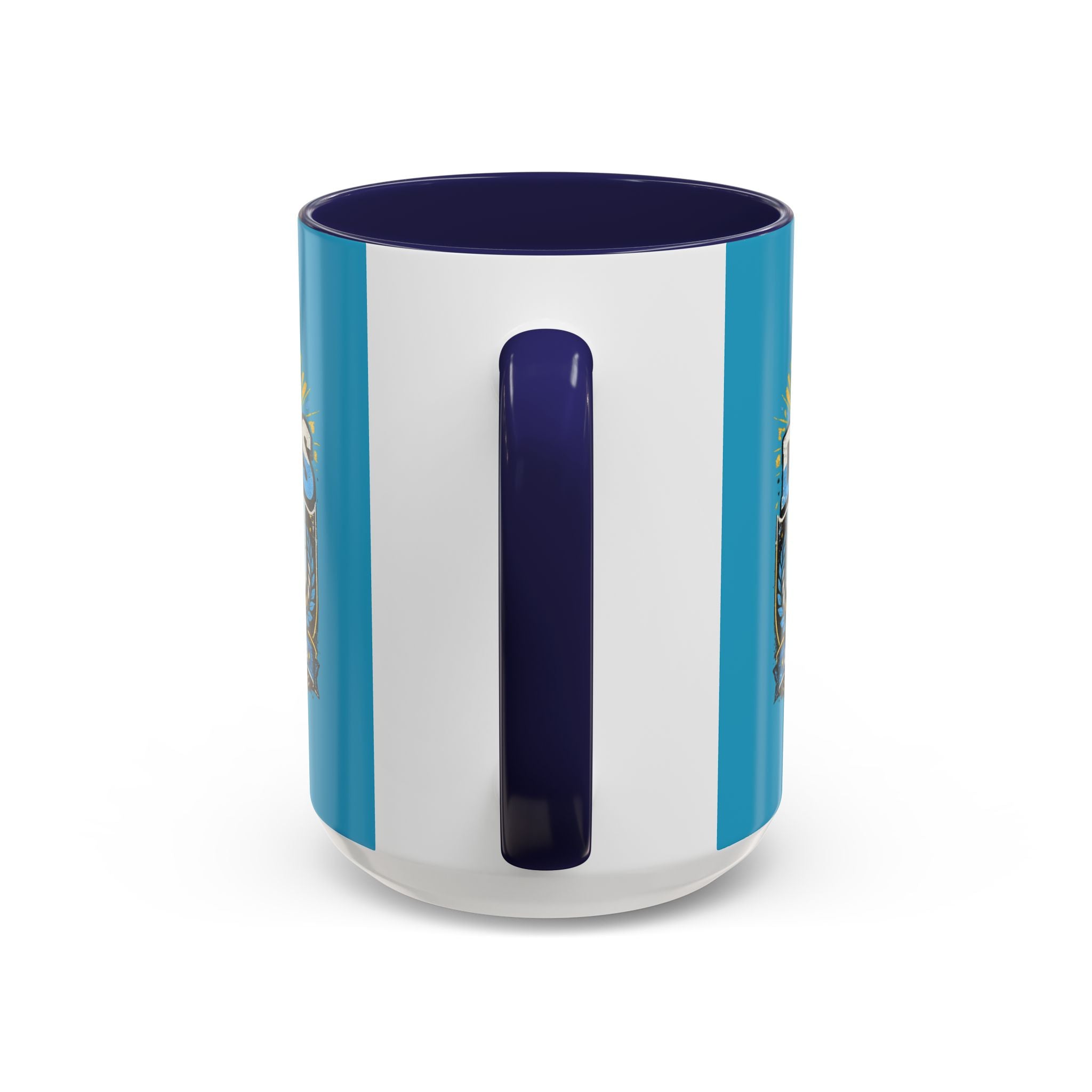 Coffee Mug — Bright Blue Accent Ceramic Mug (11/15oz)