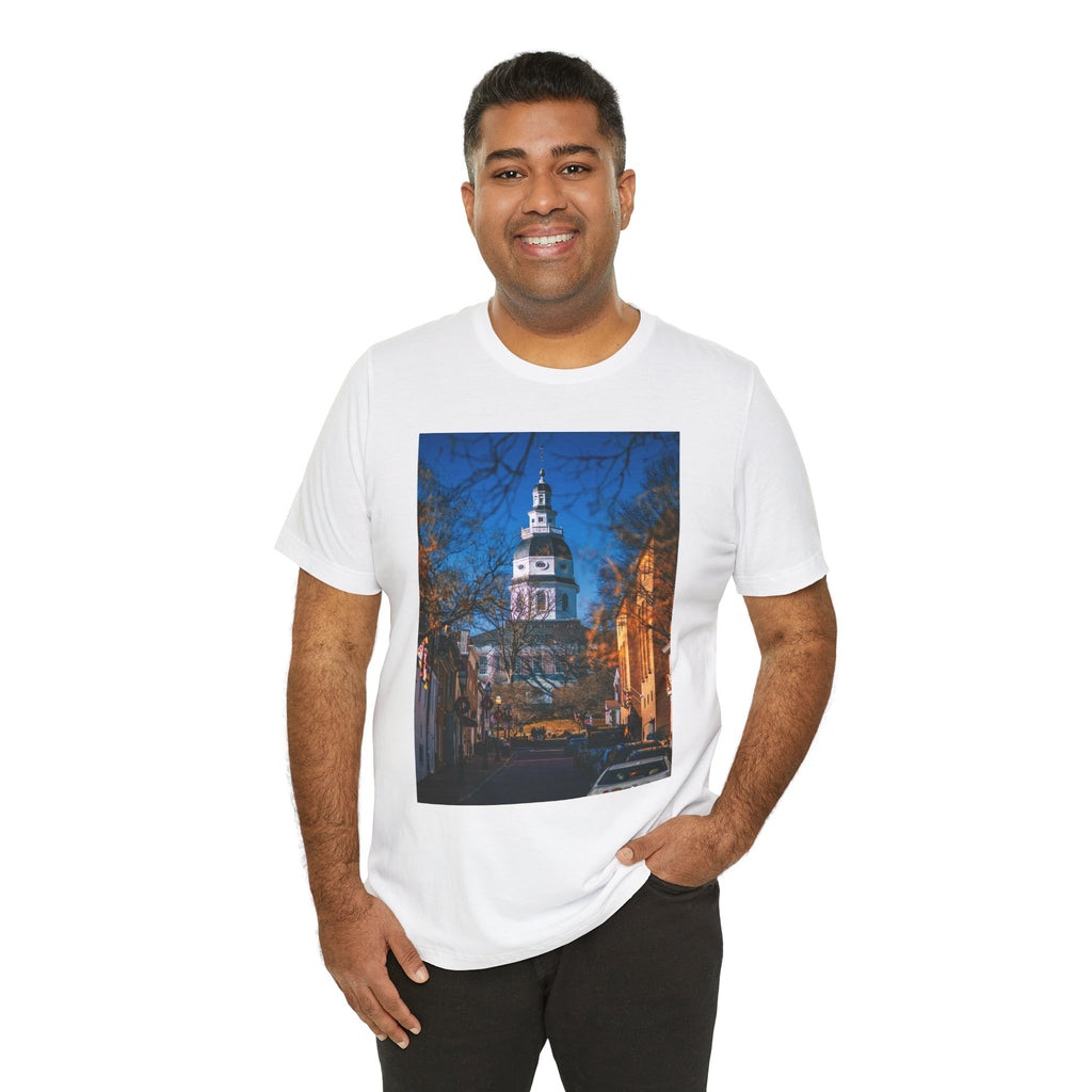 Maryland State House Street Photo Tee