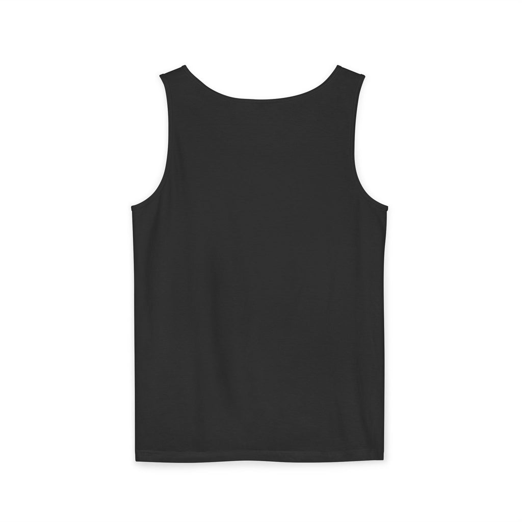 Abstract Wave Mesh Tank Top — Geometric Optical Illusion Graphic Tank