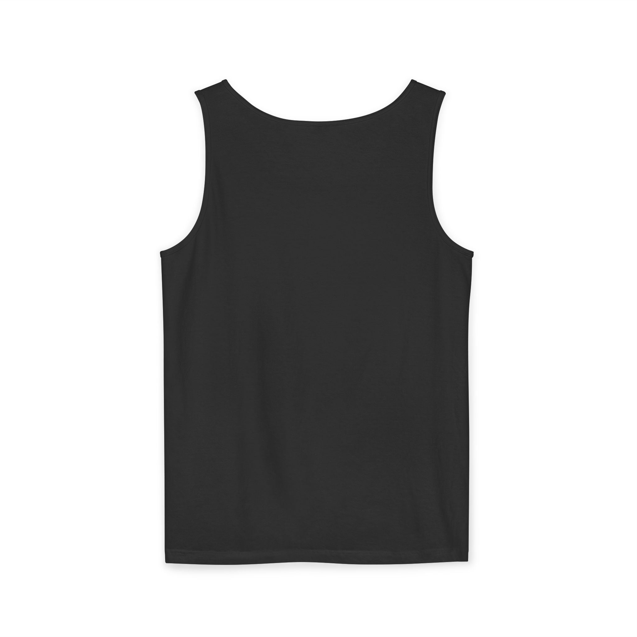 Abstract Wave Mesh Tank Top — Geometric Optical Illusion Graphic Tank