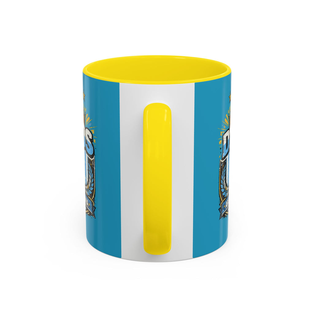 Coffee Mug — Bright Blue Accent Ceramic Mug (11/15oz)