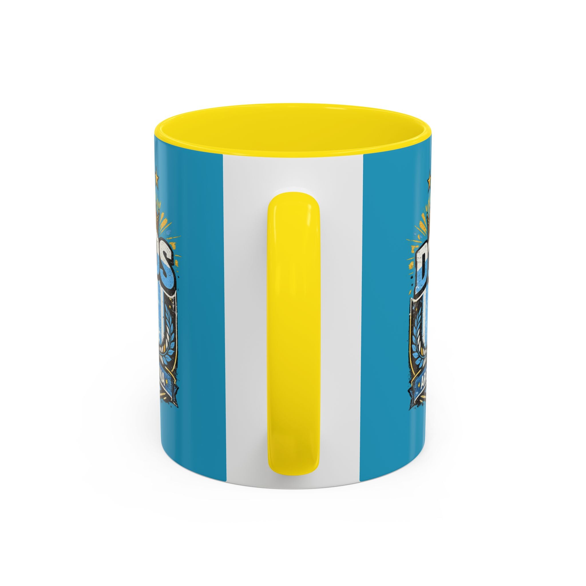 Coffee Mug — Bright Blue Accent Ceramic Mug (11/15oz)
