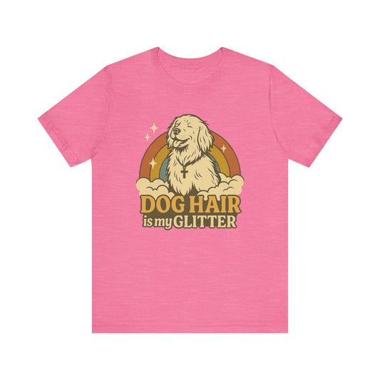 "Dog Hair Is My Glitter" – Retro Golden Vibes Edition