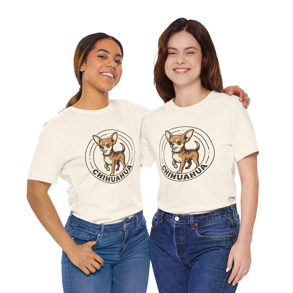 Chihuahua Graphic Tee — Cute Cartoon Dog T‑Shirt for Chihuahua Lovers