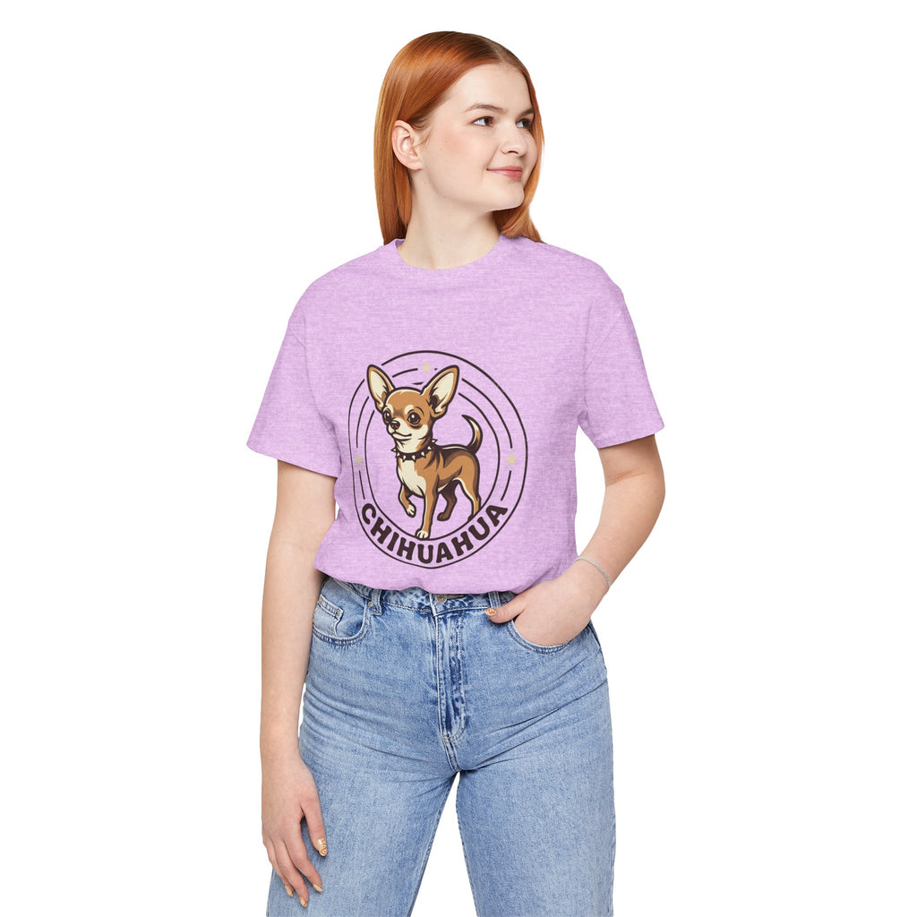 Chihuahua Graphic Tee — Cute Cartoon Dog T‑Shirt for Chihuahua Lovers