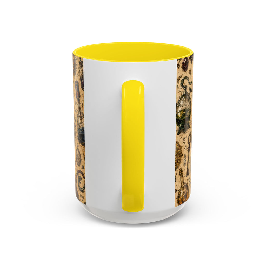 The Alchemist's Cabinet Coffee Mug — Vintage Apothecary Accent Mug (11/15 oz)