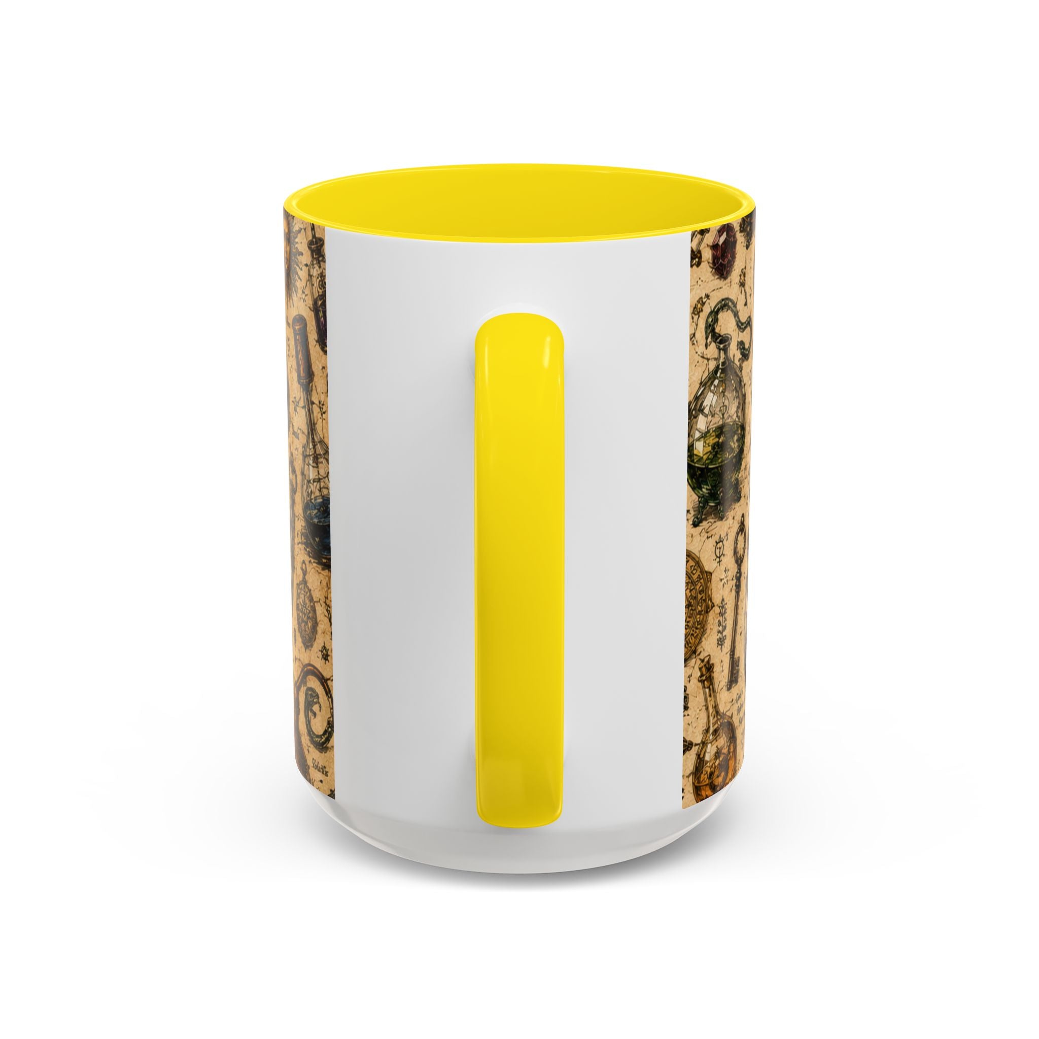 The Alchemist's Cabinet Coffee Mug — Vintage Apothecary Accent Mug (11/15 oz)