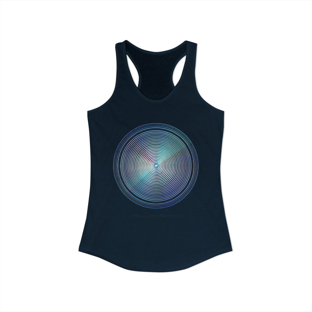 Women's Ideal Racerback Tank - Circle