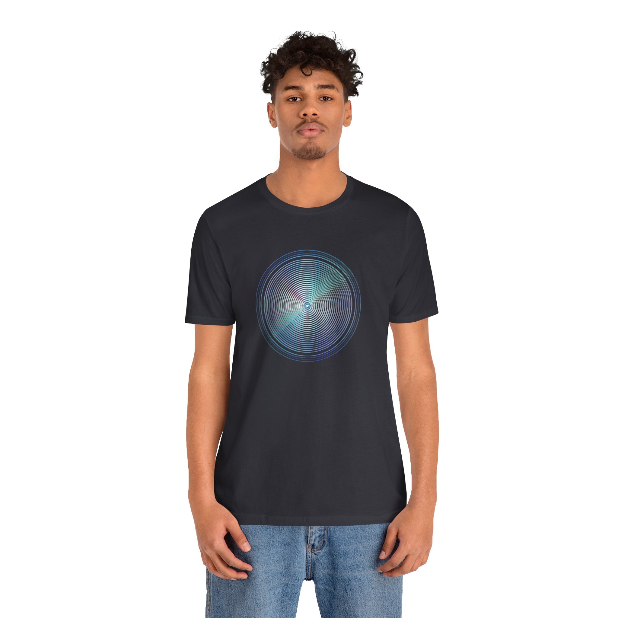 Hypnotic Holo Spiral T‑Shirt