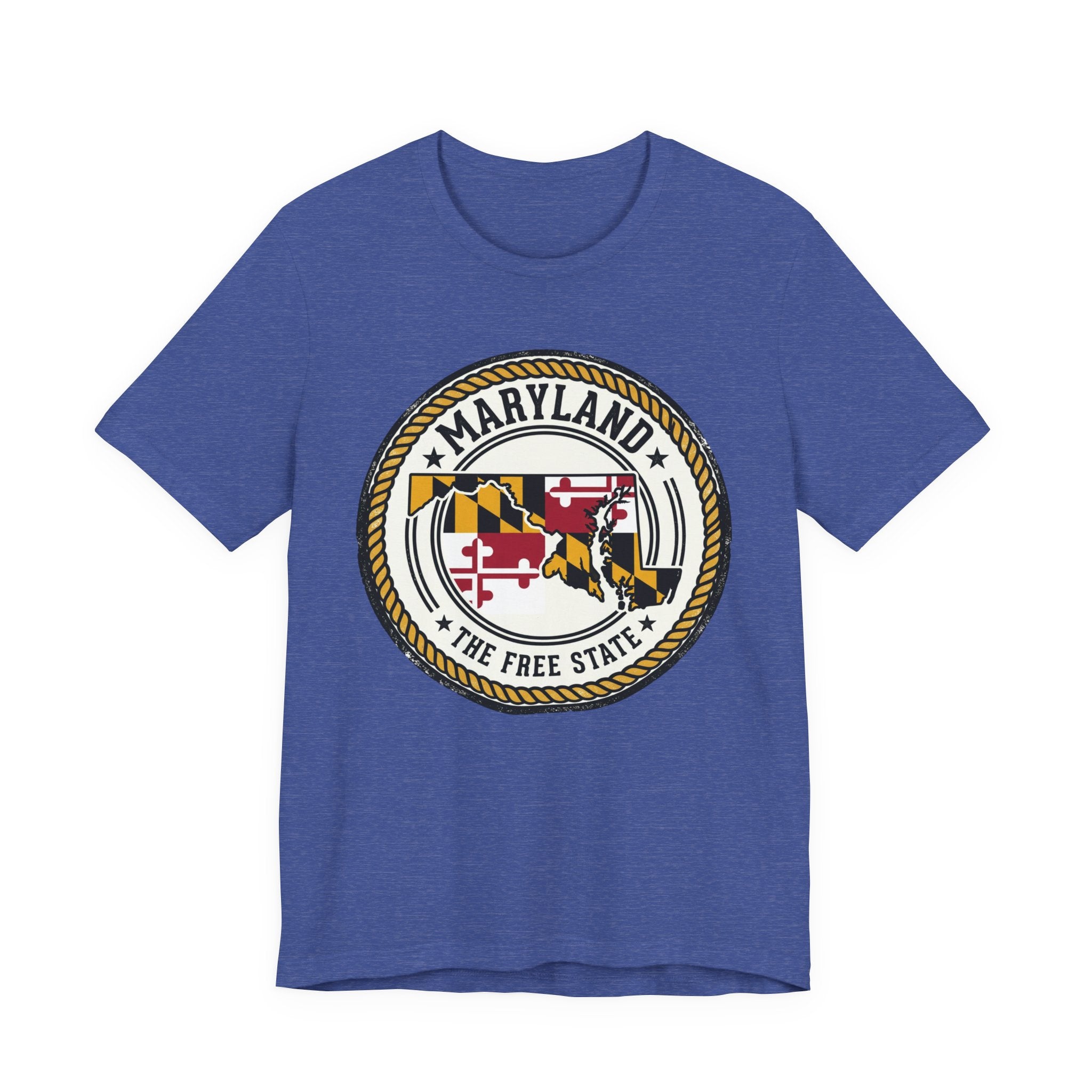 Maryland State Seal T-Shirt – The Free State Flag Emblem Tee