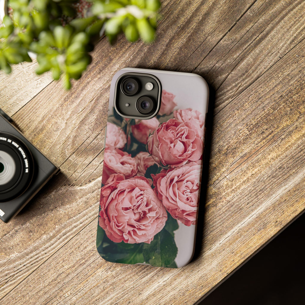 Tough Case — Pink Peonies Floral Phone Case