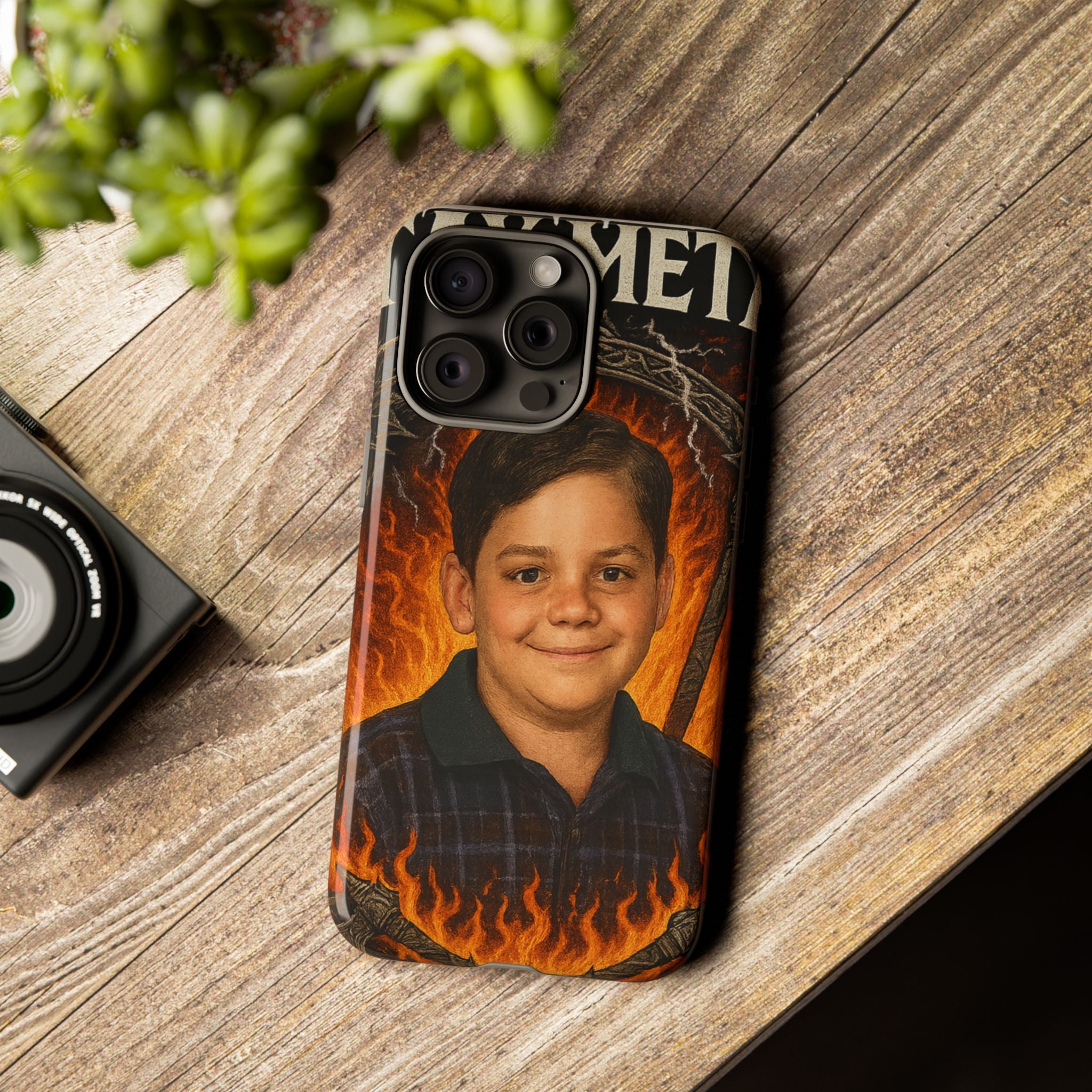 Metalhead Phone Case, Tough Cases for Music Lovers, Personalize with Unique Art, Gift for Metal Fans, Rock Lover's Accessory