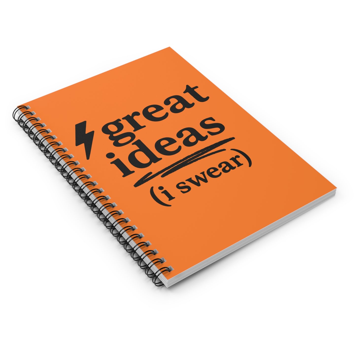 Great Ideas (I Swear) ADHD Notebook