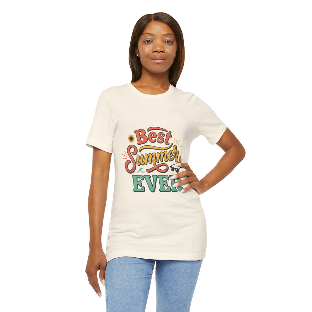 Best Summer Ever T-Shirt — Retro Colorful Vacation Tee
