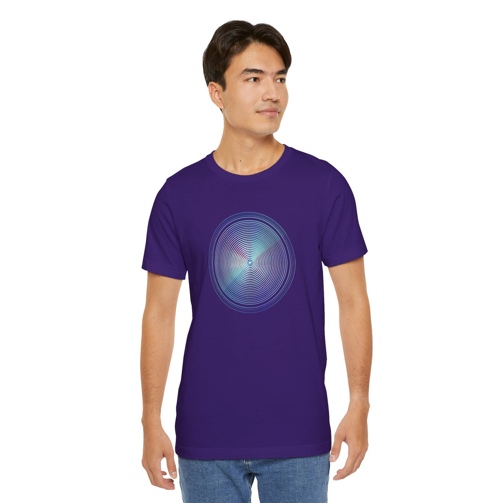 Hypnotic Holo Spiral T‑Shirt