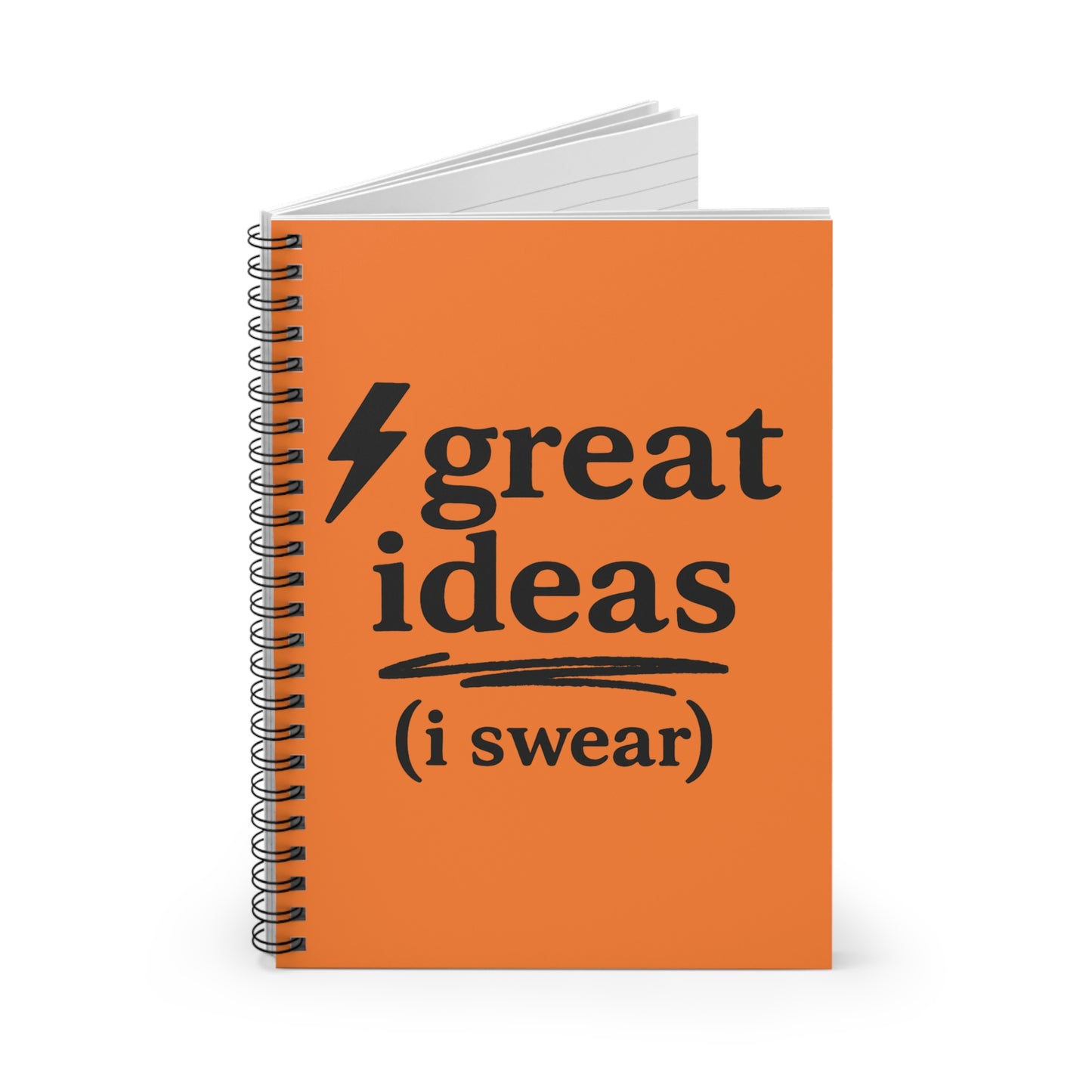 Great Ideas (I Swear) ADHD Notebook