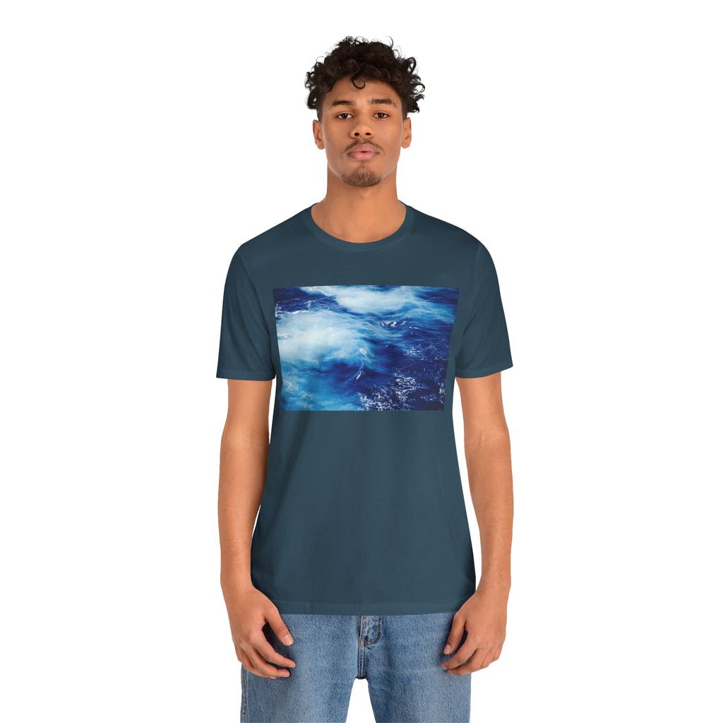 Ocean Waves  Tee — Blue Water Photography T-Shirt
